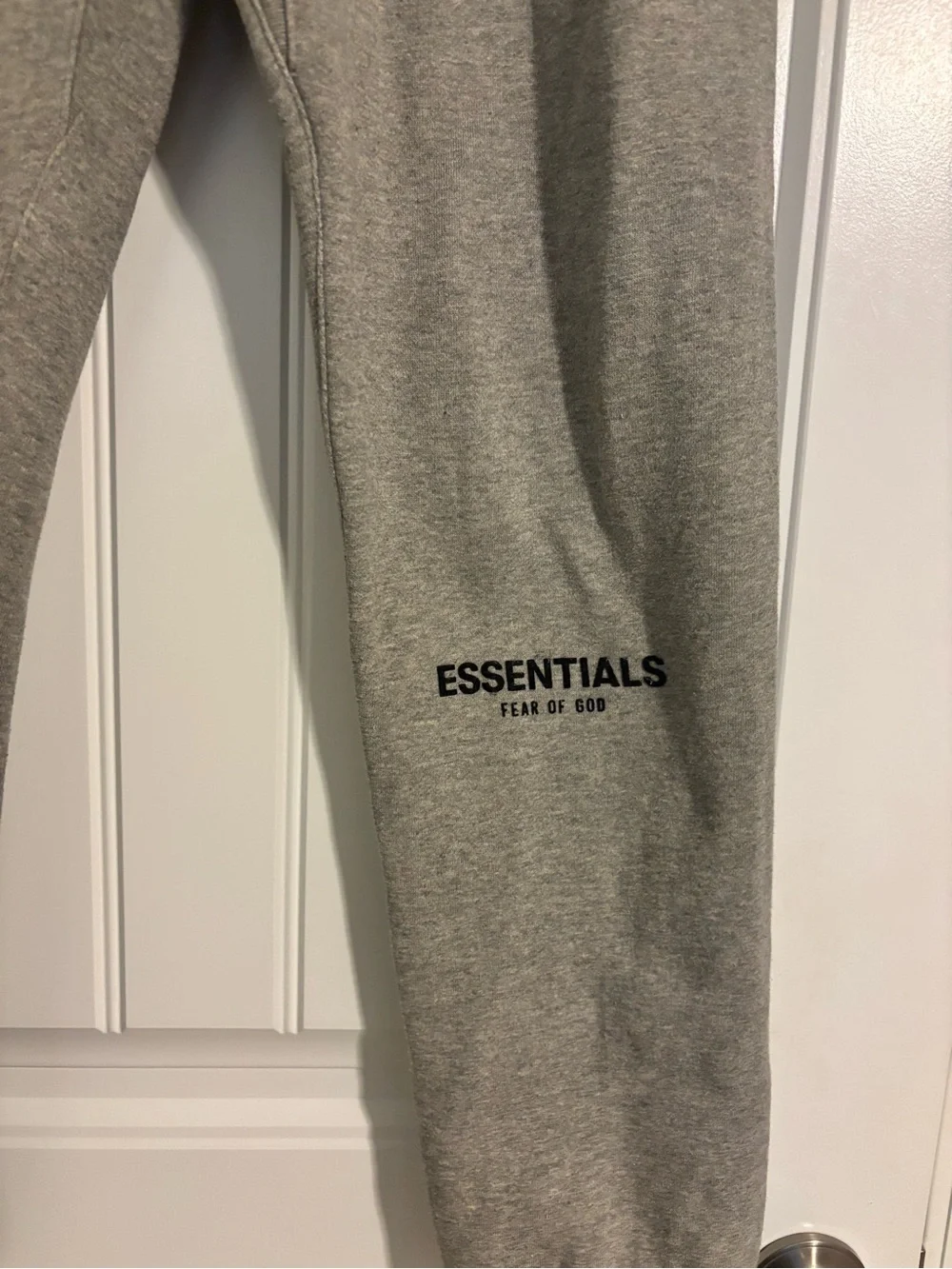 ESSENTIALS Gray Fleece Jogger Sweatpants